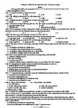 Đề kiểm tra tiết 10 môn Hóa học Lớp 9 - Năm học 2019-2020 - Đề số 3